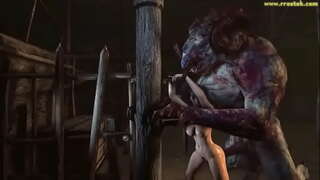 3D мангас болгодог охид товойсон гэдэс