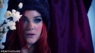 Penthouse Lésbicas Dani e Maria, foda-se na neve